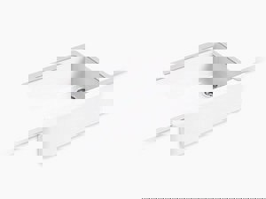 35-11/16 in. Undermount Farmhouse Cast Iron Single Bowl Kitchen Sink in White